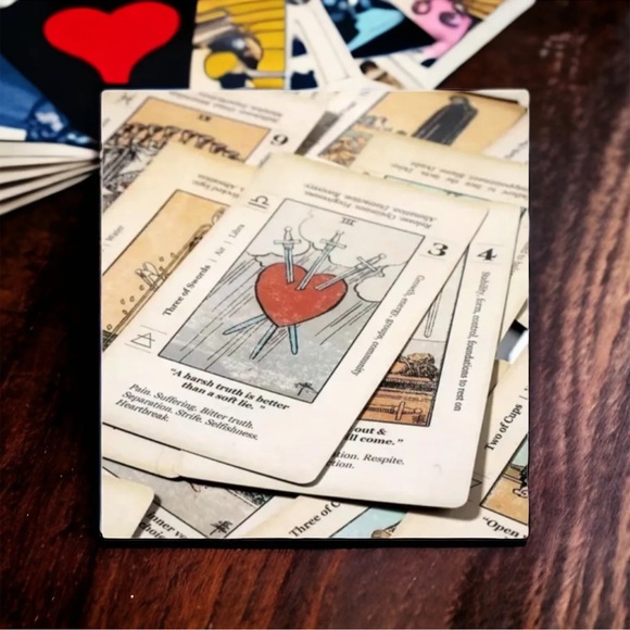 Beginner Tarot Cards with Meaning on It Keyword Tarot Deck Reversed Zodic New - Picture 3 of 10
